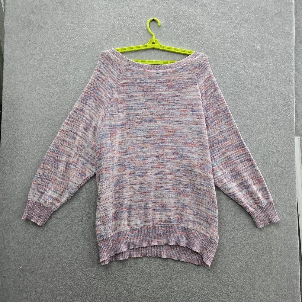 Torrid‎ Women Sweater 4 Multicolor Striped Long Sleeve